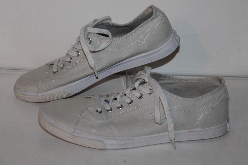 Penguin Original Terrest Casual Sneakers, Light Gray, Canvas, Men's Size 13